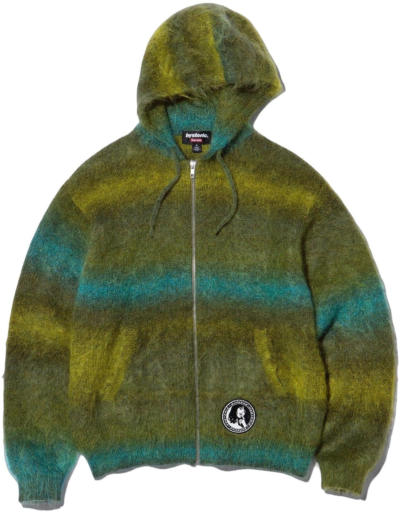 Supreme®/HYSTERIC GLAMOUR Mohair Zip Up Hooded Sweater view 2
